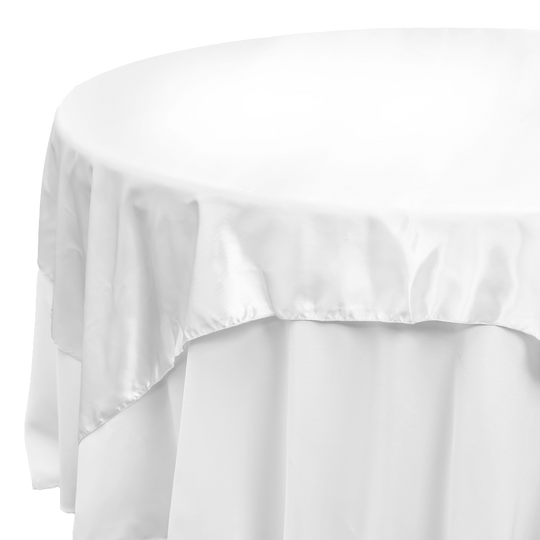 Satin Overlay -72 inches - White
