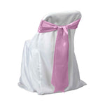 Satin Chair Bows - Pink