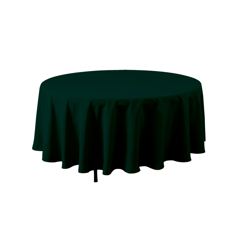 Round Polyester Table Cover - 90 Inch - Events and Crafts-Simply Elegant