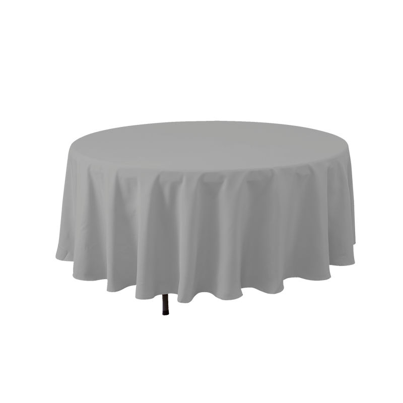 Round Polyester Table Cover - 90 Inch - Events and Crafts-Simply Elegant