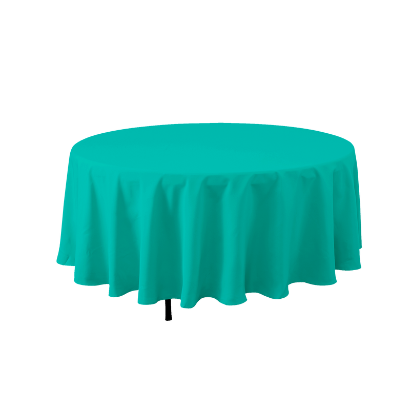 Round Polyester Table Cover - 90 Inch - Events and Crafts-Simply Elegant