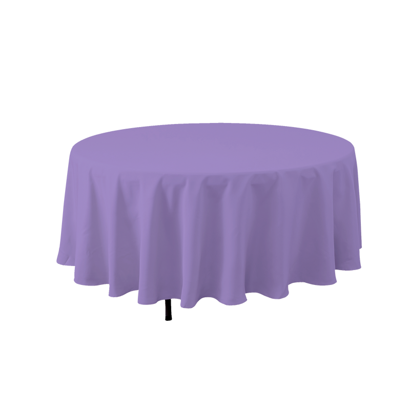 Round Polyester Table Cover - 108 Inch - Events and Crafts-Simply Elegant