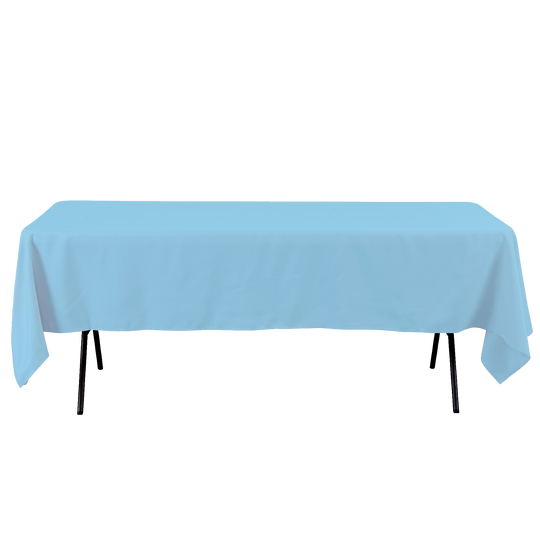 Rectangle Polyester Table Cover - 60 x 102 Inches - Blue
