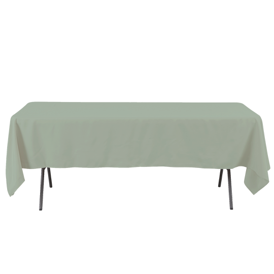 Rectangle Polyester Table Cover - 60 x 102 Inches - Sage