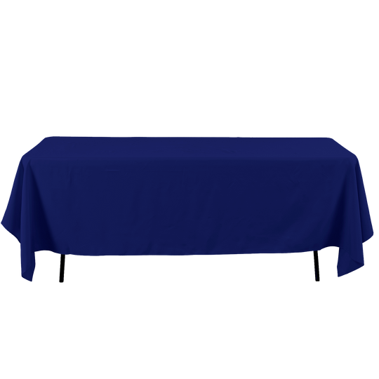 Rectangle Polyester Table Cover - 60 x 126 Inches - Royal Blue