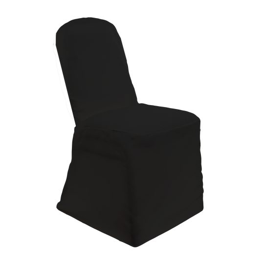 Polyester Banquet Chair Covers - Black