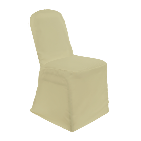 Polyester Banquet Chair Covers - Ivory