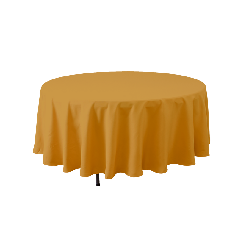 Round Polyester Table Cover 132" - Events and Crafts-Simply Elegant