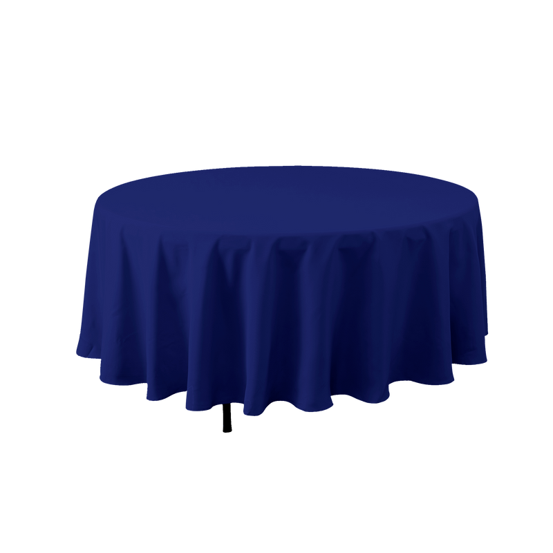 Round Polyester Table Cover 132" - Events and Crafts-Simply Elegant