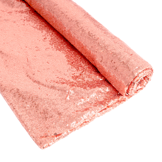 Sequin Fabric Bolt - Blush