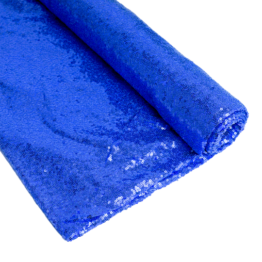 Sequin Fabric Bolt - Royal Blue