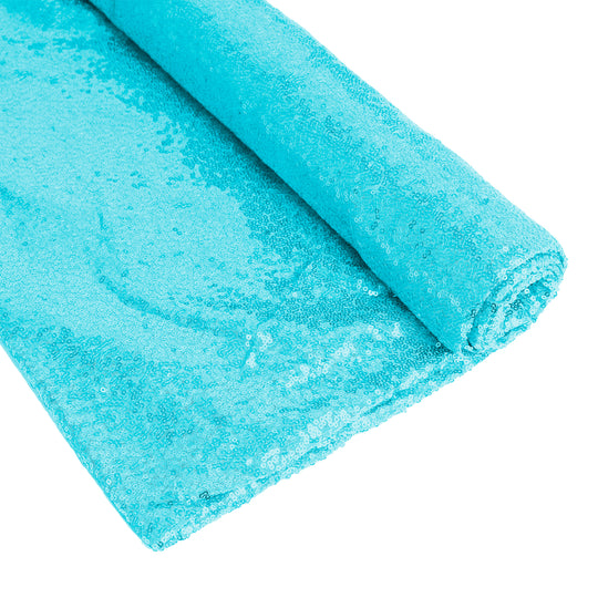 Sequin Fabric Bolt - Turquoise