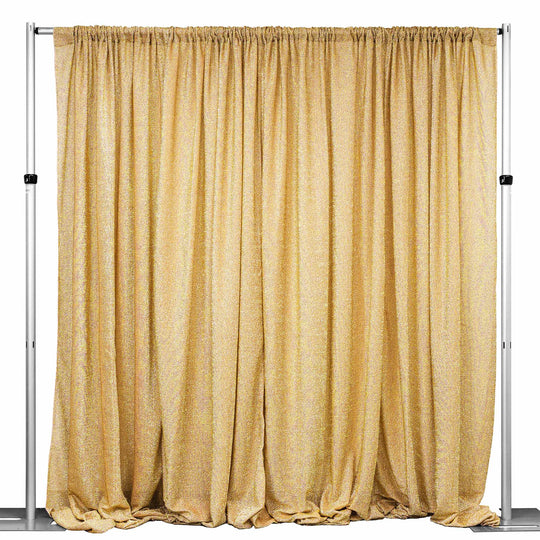 Metallic Spandex Backdrop 20ft x 10ft - Gold