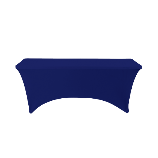 Rectangle Spandex Table Cover - 8 Feet Long - Royal Blue