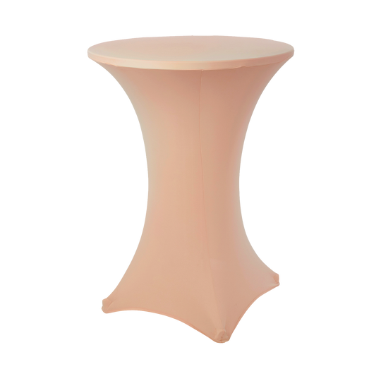 Spandex Cocktail Table Cover - Blush