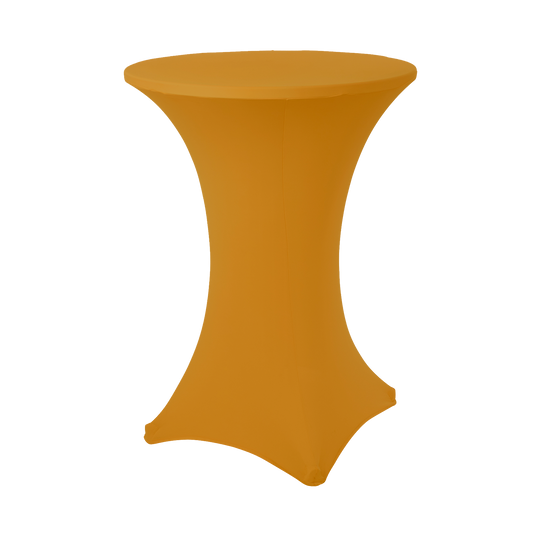 Spandex Cocktail Table Cover - Gold