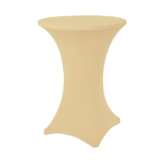 Spandex Cocktail Table Cover - Ivory