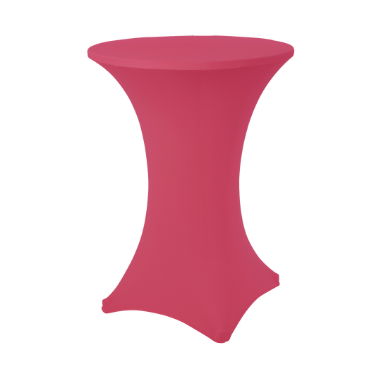 Spandex Cocktail Table Cover - Magenta