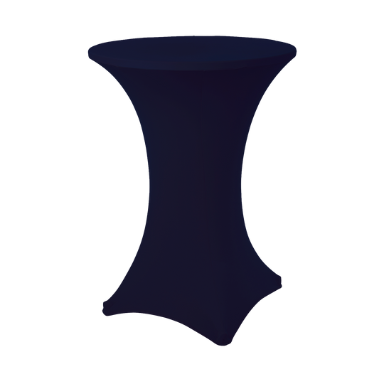 Spandex Cocktail Table Cover - Navy