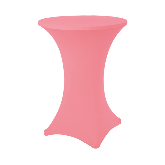 Spandex Cocktail Table Cover - Pink