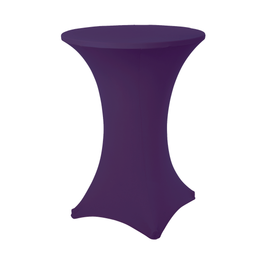Spandex Cocktail Table Cover - Purple