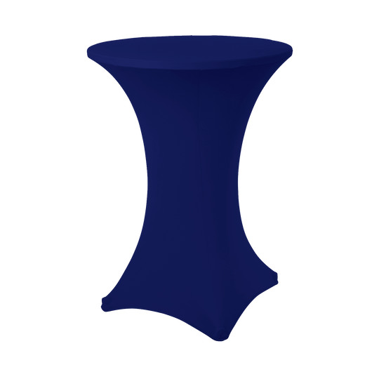 Spandex Cocktail Table Cover - Royal Blue