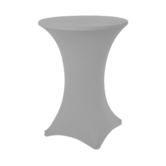 Spandex Cocktail Table Cover - Silver