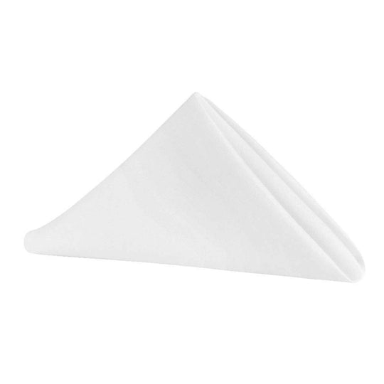 Polyester Napkins - Set of 6 - White