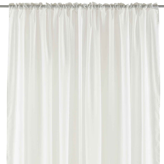 Fire Retardant Organza Backdrop Panel 10 Feet - White