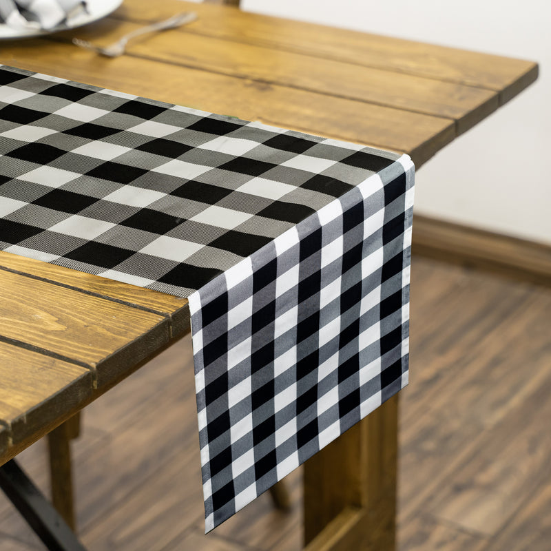 Buffalo Plaid Checkered Table Runner - Events and Crafts-Simple Elements