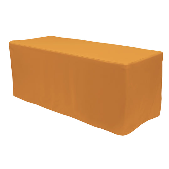 Rectangle Fitted Full Table Cover 6FT Table - Gold