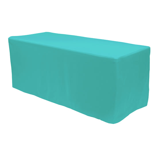 Rectangle Fitted Full Table Cover 6FT Table - Modern Blue