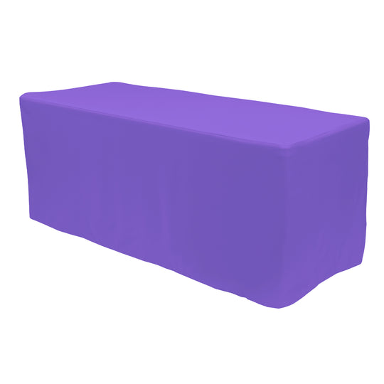 Rectangle Fitted Full Table Cover 8FT Table - Lavender