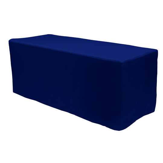 Rectangle Fitted Full Table Cover 8FT Table - Royal Blue
