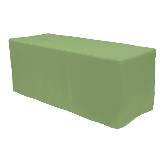 Rectangle Fitted Full Table Cover 8FT Table - Sage