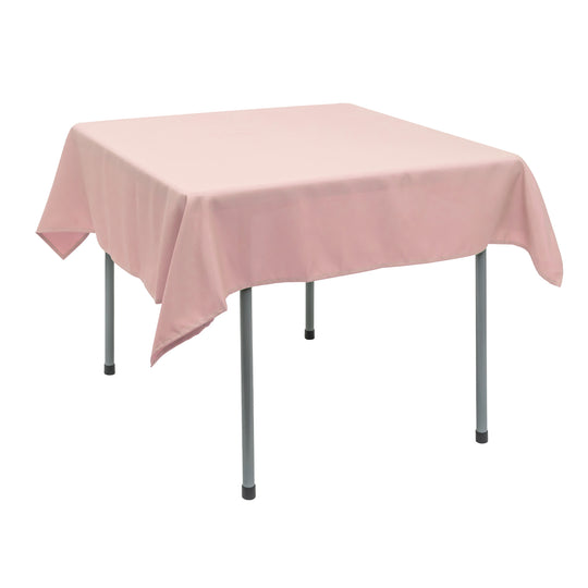 Polyester Square Tablecloth 54” x 54” - Blush