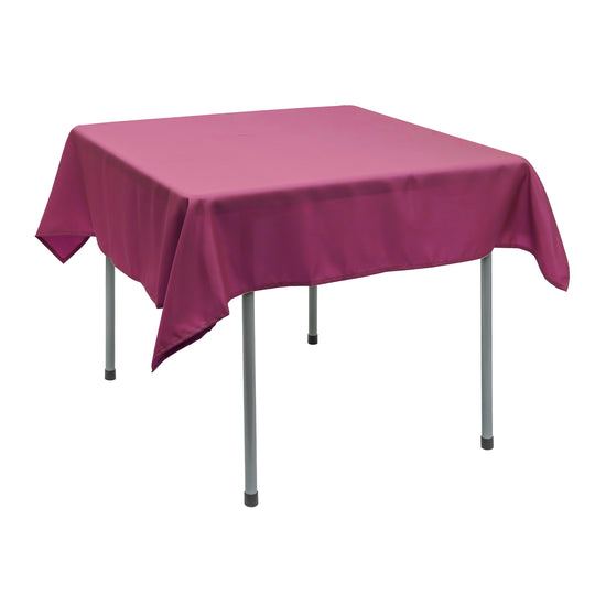Polyester Square Tablecloth 54” x 54” - Magenda