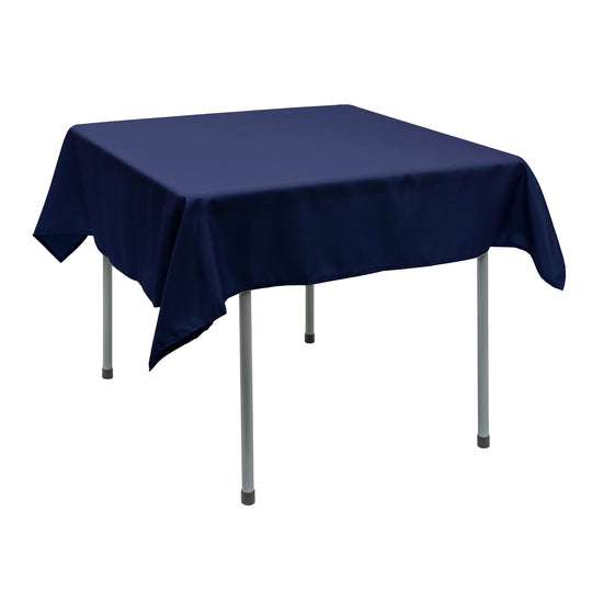 Polyester Square Tablecloth 54” x 54” - Navy