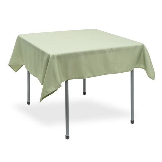 Polyester Square Tablecloth 54” x 54” - Sage