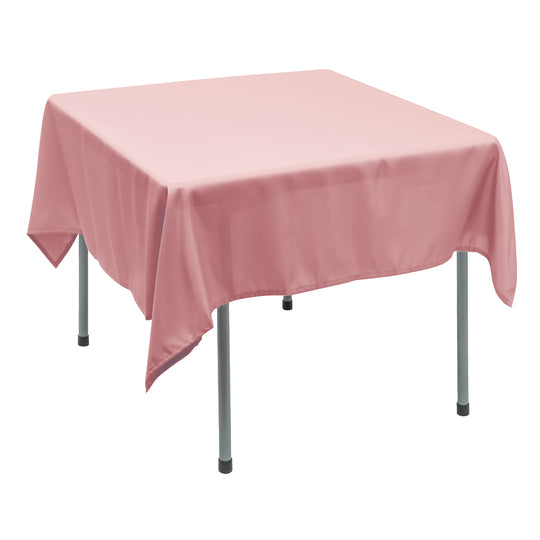Polyester Square Tablecloth 70” x 70” - Blush