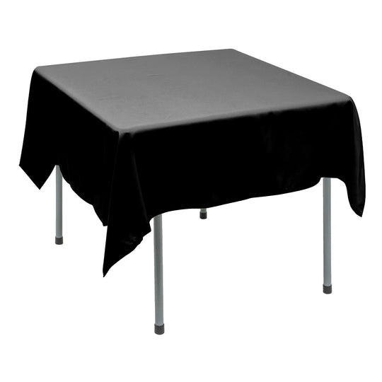 Polyester Square Tablecloth 70” x 70” - Black