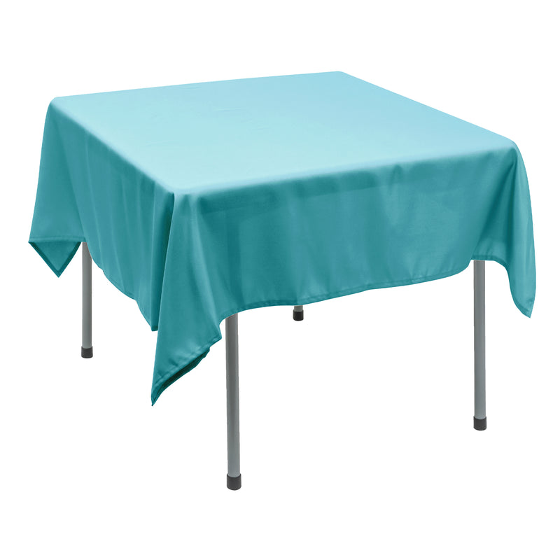 Polyester Square Tablecloth 70” x 70” - Blue - Events and Crafts-Simply Elegant