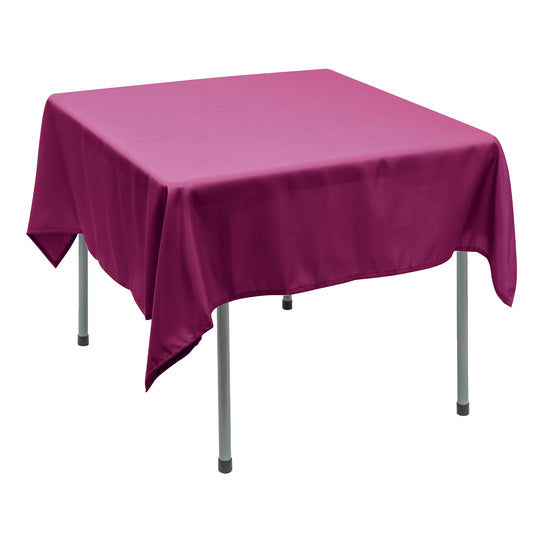 Polyester Square Tablecloth 70” x 70” - Magenda