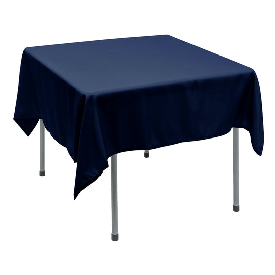 Polyester Square Tablecloth 70” x 70” - Navy