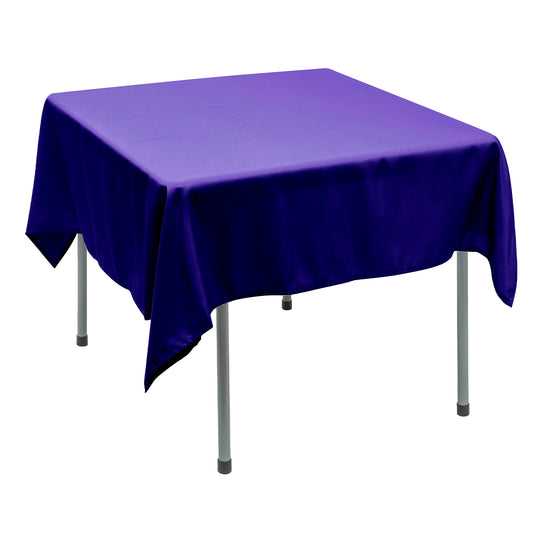 Polyester Square Tablecloth 70” x 70” - Purple