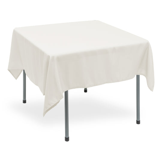 Polyester Square Tablecloth 70” x 70” - White