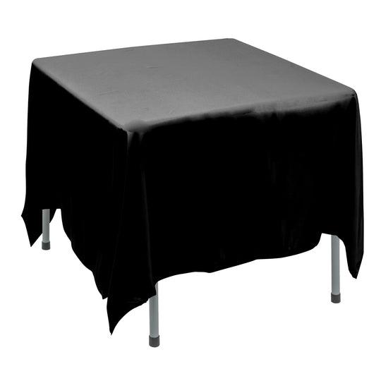 Polyester Square Tablecloth 90” x 90” - Black