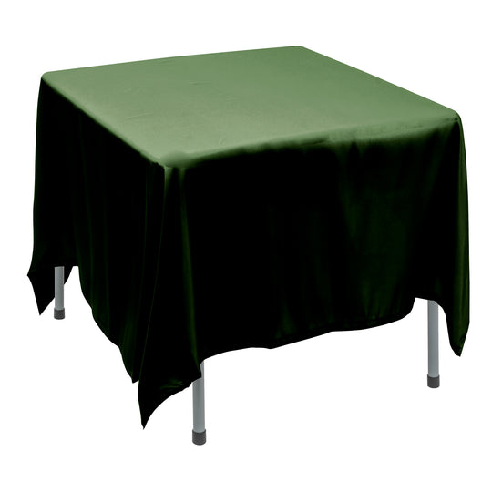 Polyester Square Tablecloth 90” x 90” - Forest Green