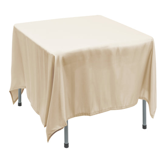 Polyester Square Tablecloth 90” x 90” - Ivory