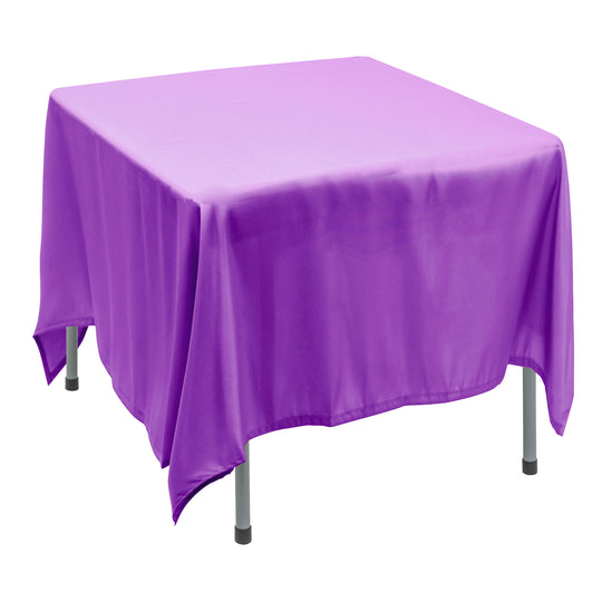 Polyester Square Tablecloth 90” x 90” - Lavender